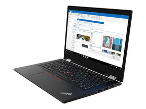 Lenovo ThinkPad L13 Yoga 20R5 - Design invertido - Intel Core i5 10210U / 1.6 GHz - Win 10 Pro 64-bit - UHD Graphics - 8 GB RAM - 256 GB SSD TCG Opal Encryption 2, NVMe - 13.3" IPS ecrã de toque 1920 x 1080 (Full HD) - Wi-Fi 5 - preto - kbd: Portuguê