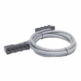 Cable de distribución de datos de APC - Cable de red - Compatible con TAA - RJ-45 (F) a RJ-45 (F) - 6,4 m - PTNB - CAT 5e - gris