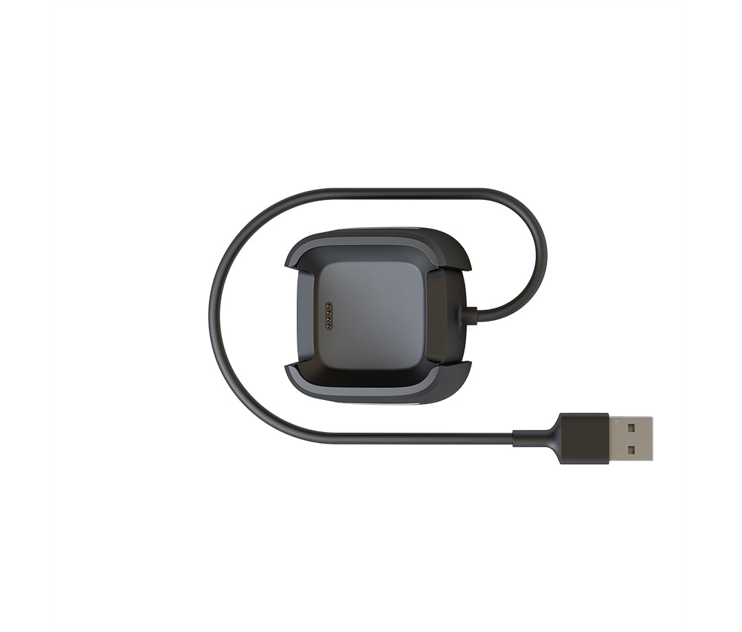 Fitbit - Charging Only Cable - USB (Power Only) Male - 39.4 cm - for Fitbit Versa