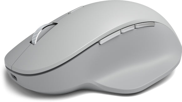 Microsoft Surface Precision Mouse - Ratón - ergonómico - mano derecha - óptico - 6 botones - inalámbrico, con cable - USB, Bluetooth 4.2 LE - gris - comercial