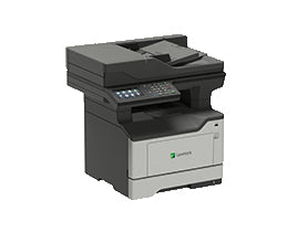 Lexmark XM1246 - Multifunction Printer - B/W - Laser - A4/Legal (media) - up to 44 ppm (copy) - up to 44 ppm (print) - 350 sheets - 33.6 Kbps - USB 2.0, Gigabit LAN, USB 2.0 host