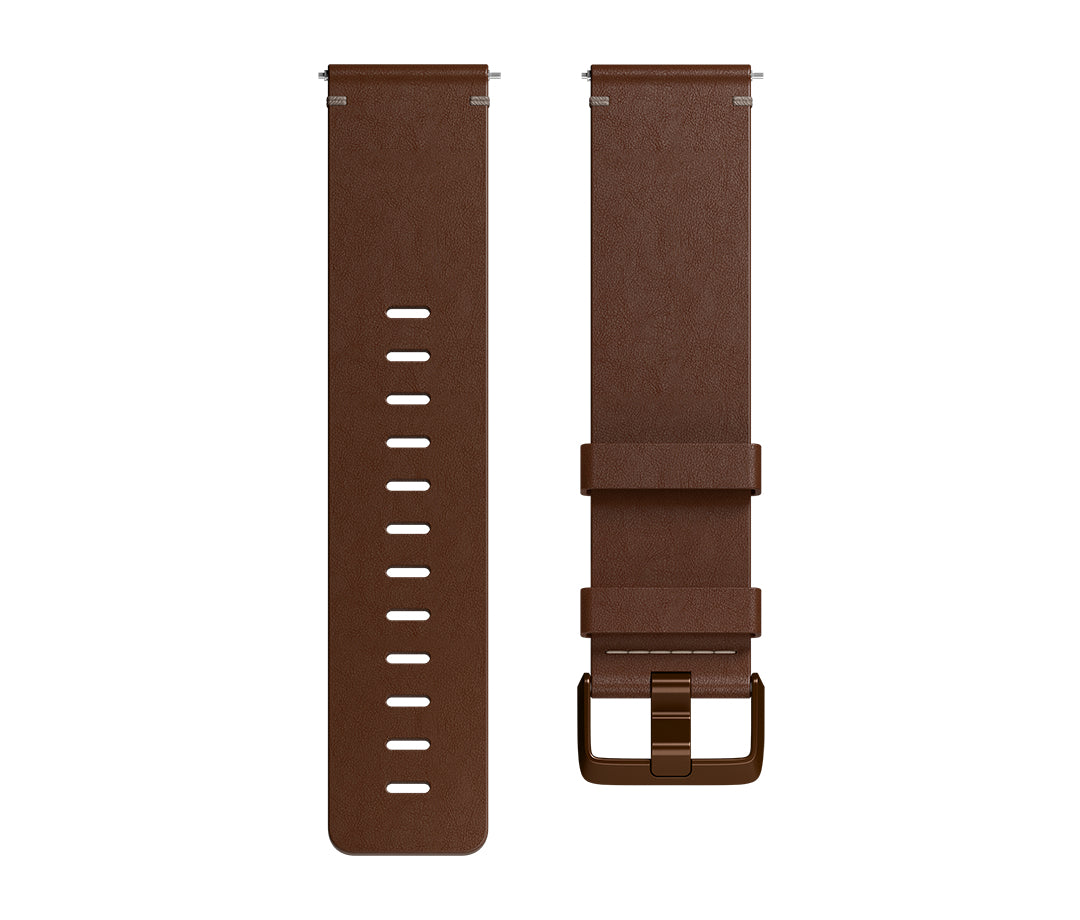 Fitbit - Smart Watch Band - Large - Cognac - for Fitbit Versa