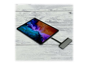 HyperDrive Duo 7-in-2 Hub - Estação de engate - USB-C x 2 - HDMI (HD28C-SILVER)