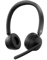 Microsoft Modern Wireless Headset for Business - Auscultadores - no ouvido - bluetooth - sem fios - preto - Certificado para Microsoft Teams