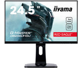 iiyama G-MASTER Red Eagle GB2560HSU-B1 - Monitor LED - 24.5" - 1920 x 1080 Full HD (1080p) @ 144 Hz - TN - 400 cd/m² - 1000:1 - 1 ms - HDMI, DisplayPort - altifalantes - preto opaco