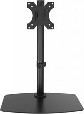 VISION Freestanding Monitor Desk Stand - LIFETIME WARRANTY - fits display 13-32" with VESA sizes 75 x 75 or 100 x 100 - post height 452 mm / 17" - max reach 283 mm / 11.1" - rotate - swivel and tilt - quick- release - thumbscrews - SWL 8 kg / 18 lb -