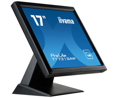 iiyama ProLite T1731SAW-B5 - Monitor LED - 17" - pantalla táctil - 1280 x 1024 @ 75 Hz - TN - 250 cd/m² - 1000:1 - 5 ms - HDMI, VGA, DisplayPort - altavoces - negro