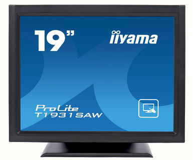 iiyama ProLite T1931SAW-B5 - LED monitor - 19" - touch screen - 1280 x 1024 - TN - 250 cd/m² - 1000:1 - 5 ms - HDMI, VGA, DisplayPort - speakers - matte black