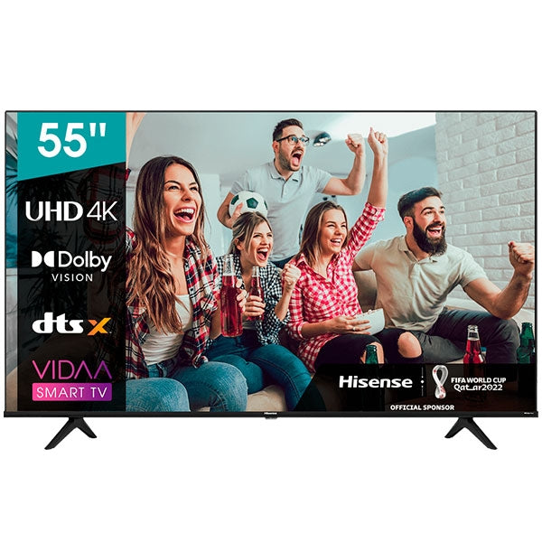 HISENSE LED TV 55 4K HDR10+ SMART TV VIDAA U 5.0 55A6BG