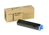 Kyocera TK 500C - Azul cyan - original - kit de toner - para FS-C5016, C5016DN, C5016DNH, C5016DTN, C5016N