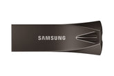 Samsung BAR Plus MUF-128BE4 - Drive flash USB - 128 GB - USB 3.1 Gen 1 - cinzento titã