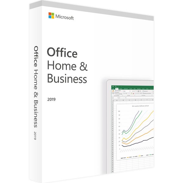 Microsoft Office Home and Business 2019 - Box Pack - 1 PC/Mac - without reader, P6 - Win, Mac - Portuguese - Eurozone