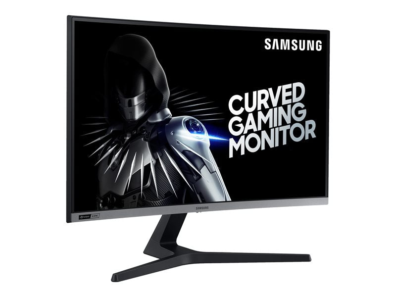 Samsung C27RG50FQR - CRG5 Series - monitor LED - curvo - 27" - 1920 x 1080 Full HD (1080p) @ 240 Hz - VA - 300 cd/m² - 3000:1 - 4 ms - 2xHDMI, DisplayPort - cinzento/azul escuro