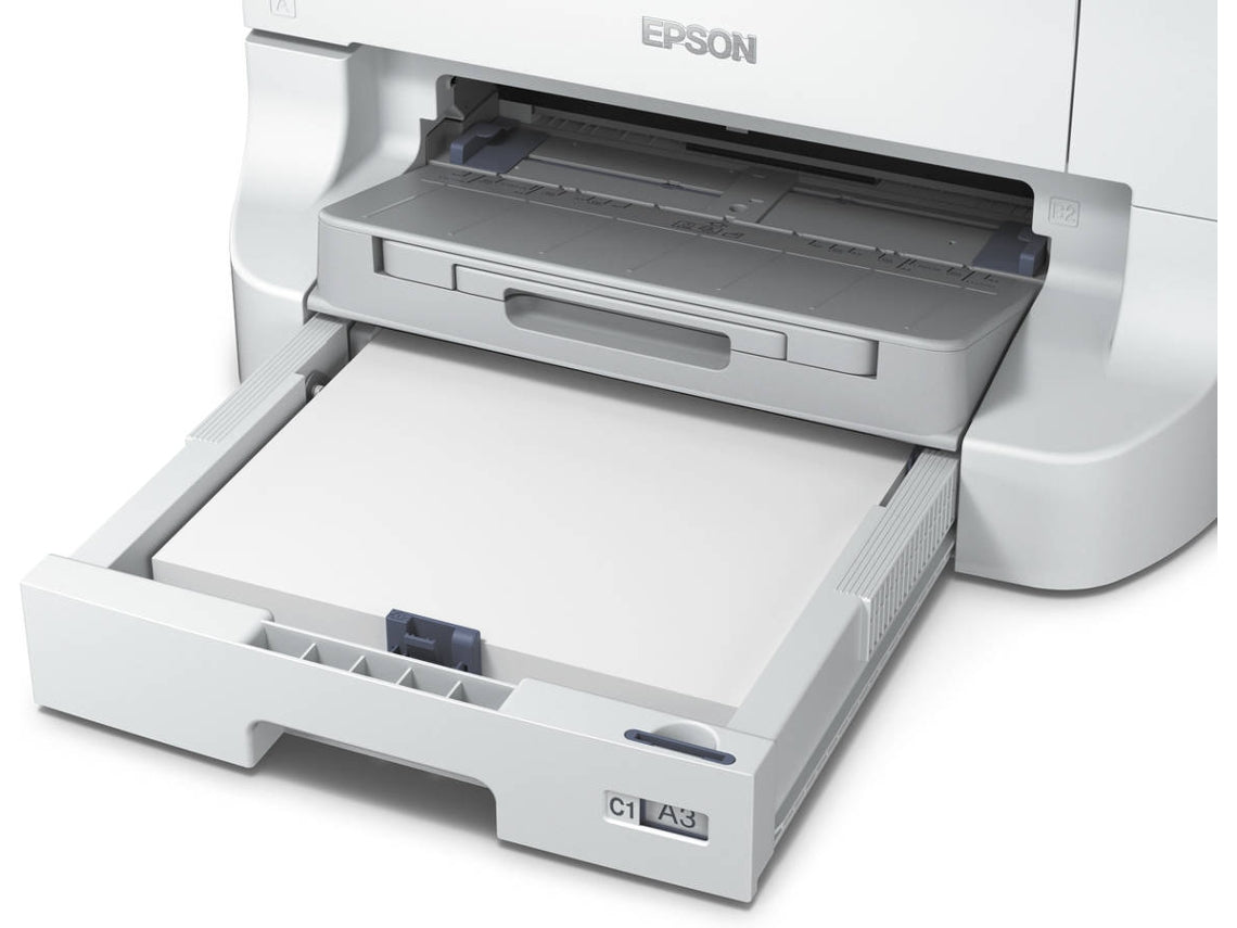 Epson WorkForce Pro WF-8090 D3TWC - Impressora - a cores - Duplex - jacto de tinta - A3 - 4800 x 1200 ppp - até 24 ppm (mono) / até 24 ppm (cor) - capacidade: 1830 folhas - USB 2.0, Gigabit LAN, Wi-Fi(n)