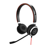 Jabra Evolve 40 UC stereo - Auscultadores - no ouvido - com cabo - USB-C