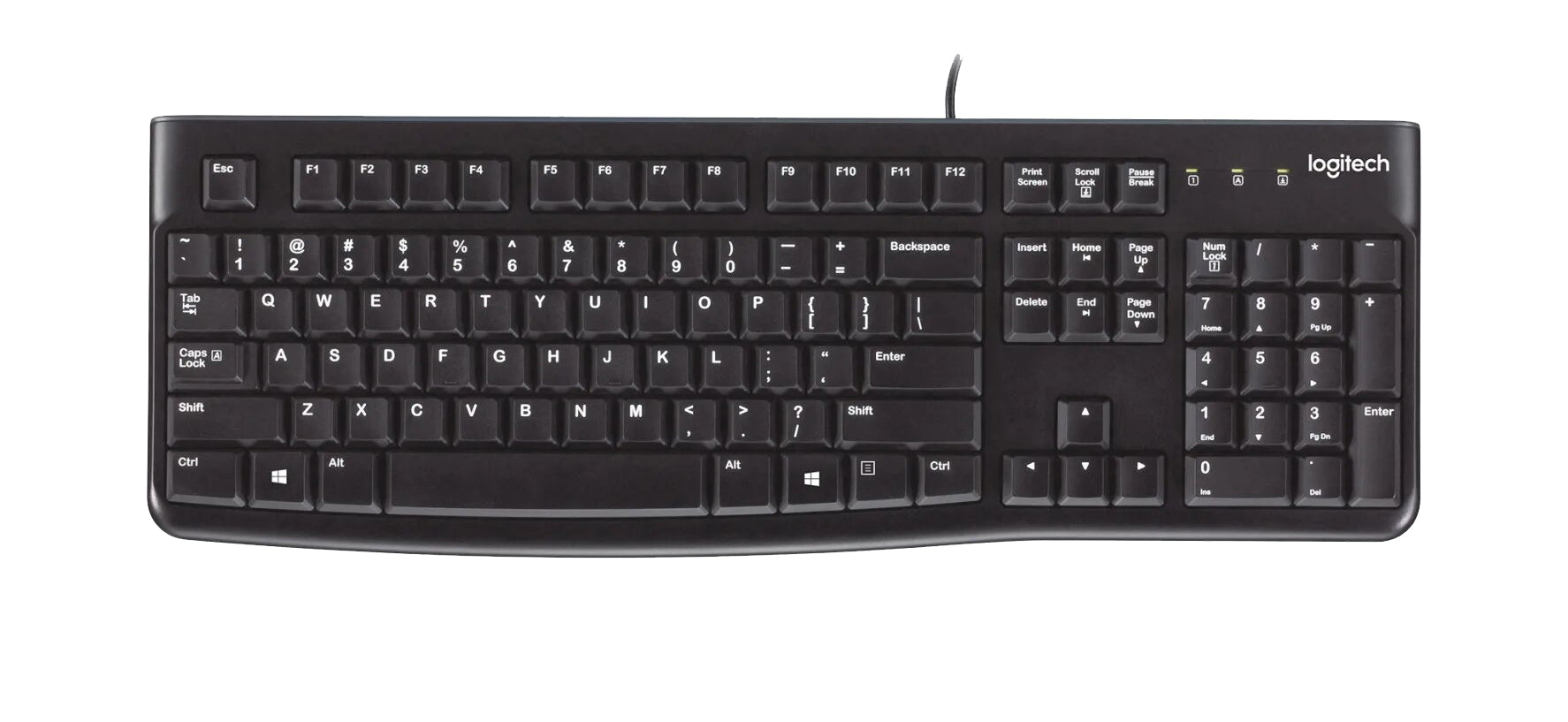 Logitech K120 - Keyboard - USB - French