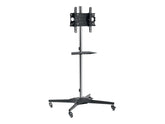 Mount Massive TRL1-44 PRO display trolley - Trolley - for LCD display - black/silver - screen size: 32"-55" - mounting interface: up to 400 x 400 mm