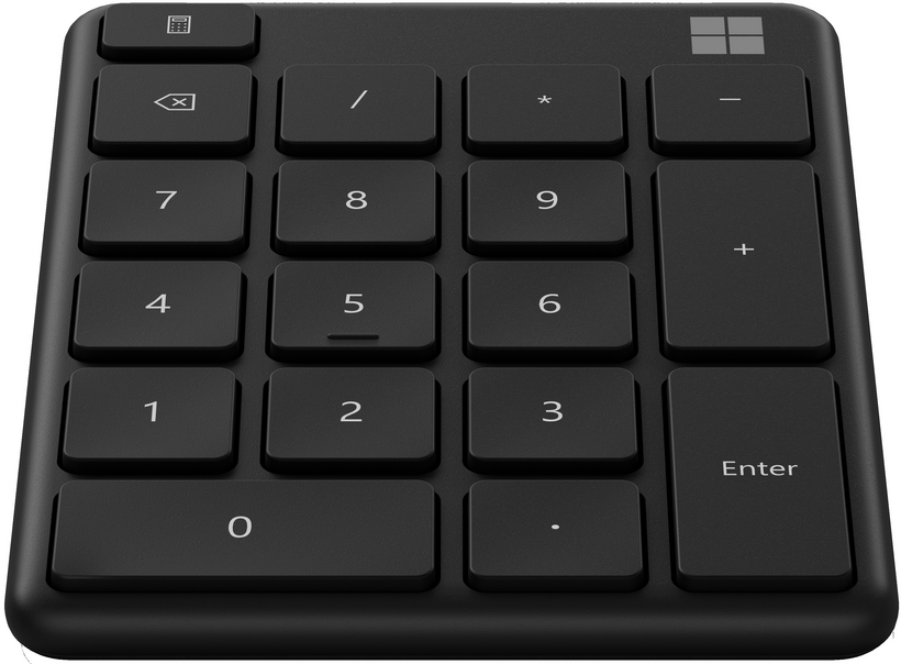 Microsoft Number Pad - Teclado - Inalámbrico - Bluetooth 5.0 - Negro mate