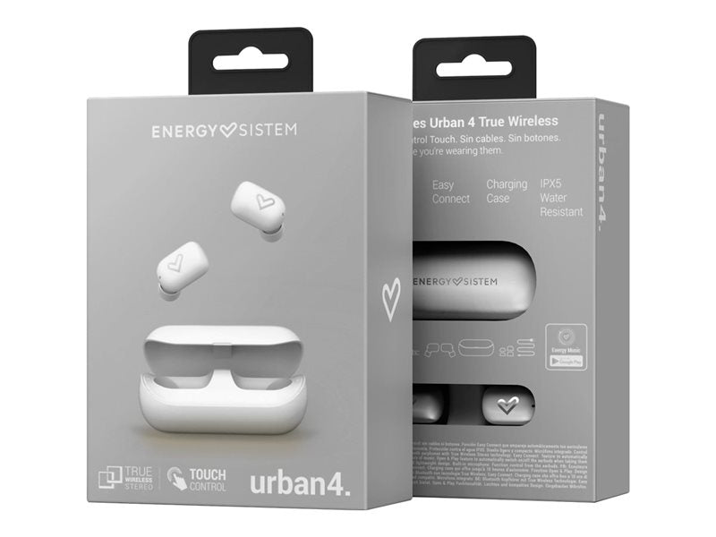 Energy Urban Series 4 - Wireless headphones with microphone - in-ear - bluetooth - snow