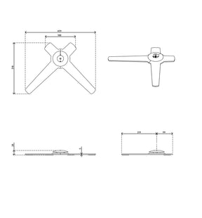 Viewlite desk plate - option 010