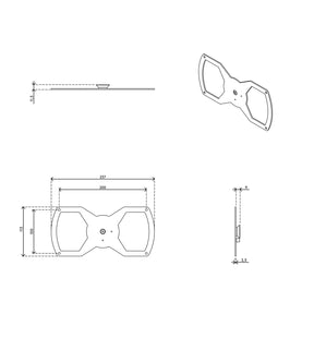 Viewlite VESA 200 x 100 mount - option 020