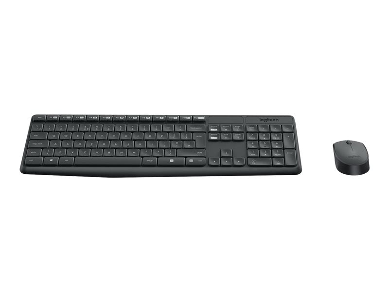 Logitech MK235 - Combo de teclado y mouse - Inalámbrico - 2.4GHz - Pan-Nordic