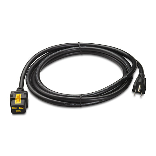 APC - Power cord - NEMA 5-15 (M) to IEC 60320 C19 - AC 120 V - 15 A - 3 m - black - for P/N: SCL400RMJ1U, SMX1000C, SMX1500RM2UC, SMX1500RM2UCNC, SMX750C, SMX750CNC