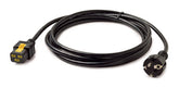 APC - Power cable - IEC 60320 C19 to EEC 7/7 (M) - AC 240 V - 16 A - 3 m - black - - for P/N: SMT2200I-AR, SMT2200R2I-AR, SMT3000I-AR, SMT3000R2I- AR, SRT1500XLI, SRT2200XLI-KR