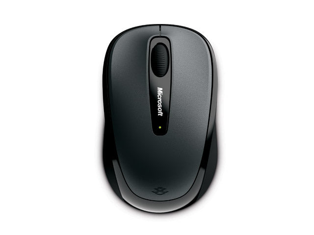 Microsoft Wireless Mobile Mouse 3500 - Mouse - right and left handed - optical - 3 buttons - wireless - 2.4 GHz - USB wireless receiver - black