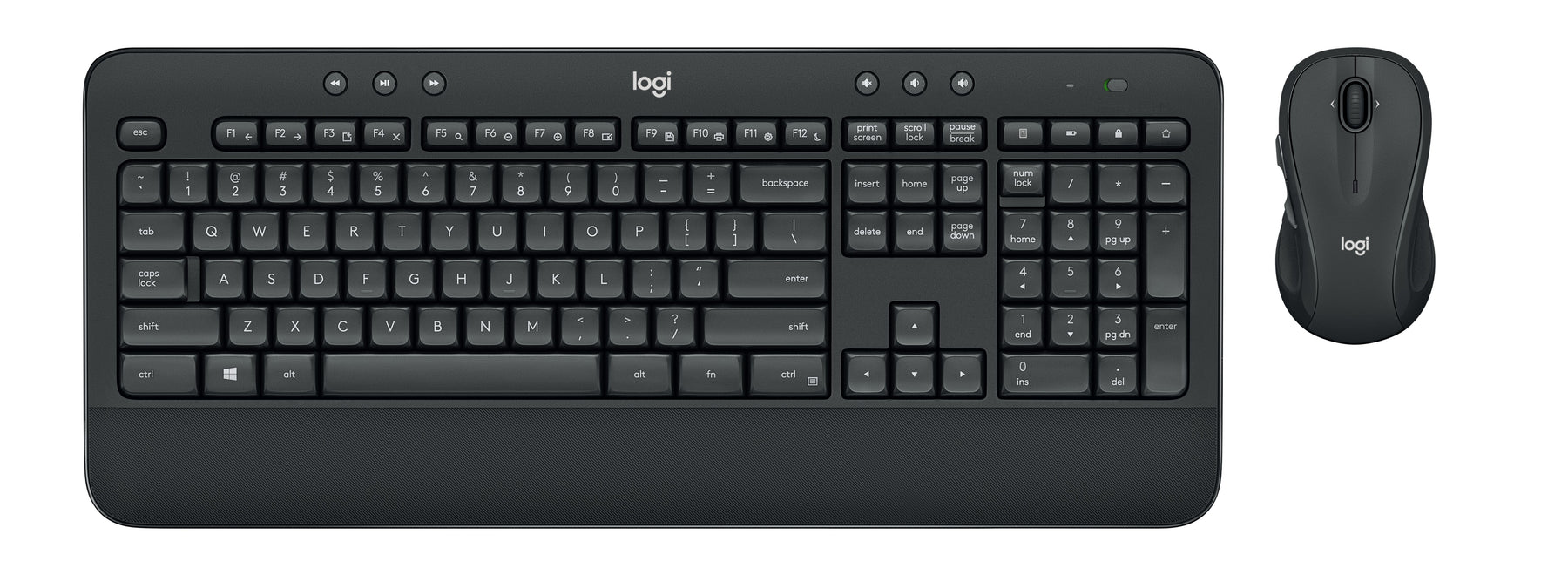 Logitech MK545 Advanced - Conjunto de teclado e rato - sem fios - 2.4 GHz - Alemão