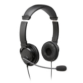 Kensington USB Hi-Fi Headphones with Mic - Auscultadores - no ouvido - com cabo - USB-A - preto