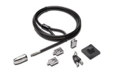 Kensington Desktop and Peripherals Standard Keyed Locking Kit 2.0 - Candado con cable de seguridad - 2,4 m