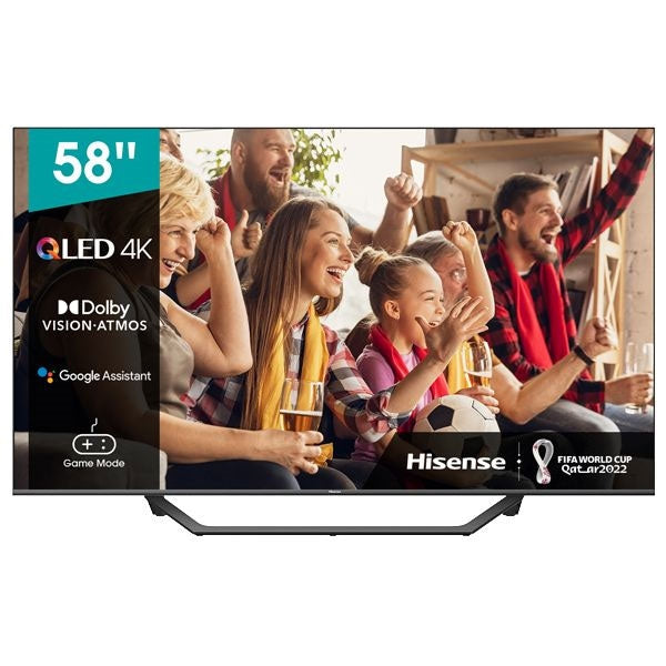 HISENSE LED TV 58 4K QLED HDR10+ SMART TV VIDAA U 5.0 58A7GQ