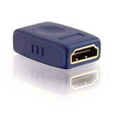 C2G Velocity HDMI Coupler - Acoplador HDMI - HDMI fêmea para HDMI fêmea - azul