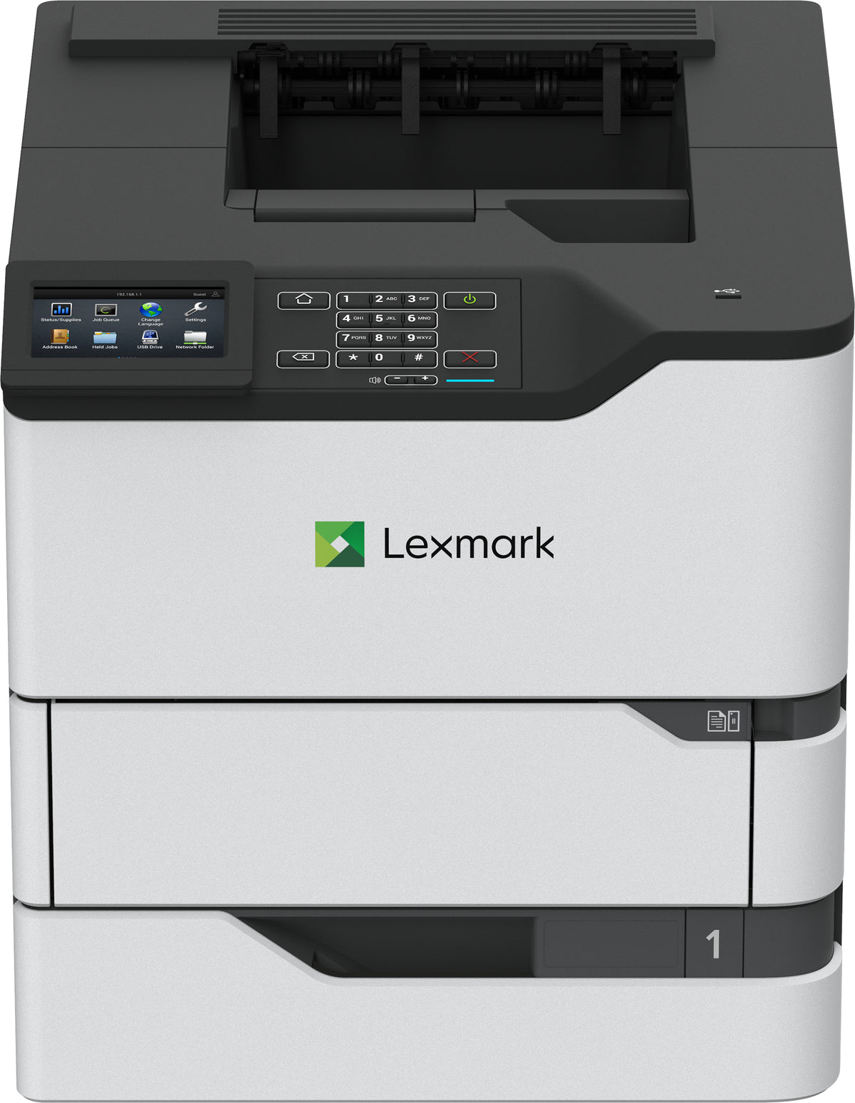 Lexmark M5270 - Printer - B/W - Duplex - Laser - A4/Legal - 1200 x 1200 dpi - up to 66 ppm - capacity: 650 sheets - USB 2.0, Gigabit LAN, USB 2.0 host