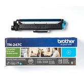 Brother TN247C - Cyan blue - original - toner cartridge - for Brother DCP-L3510, L3517, L3550, HL-L3270, L3290, MFC-L3710, L3730, L3750, L3770