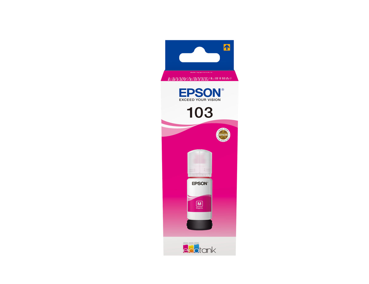 Epson 103 - 65 ml - magenta - original - recarga de tinta - para Epson L1210, L3210, L3211, L3250, L3251, L3256, L3260, L3266, L5290, L5296, EcoTank L1250