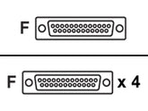 Cisco - Cable serie RS-232 (DCE) - DB-25 (F) a HD-68 (M) - 3 m - EIA-232 - al sensor del sistema de detección de intrusos 4210