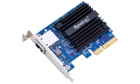 Synology E10G18-T1 - Network Adapter - PCIe 3.0 x4 Low Profile - 10Gb Ethernet x 1 - for Disk Station DS1618, RackStation RS1219, RS2418, RS2818, RS3618, RS818