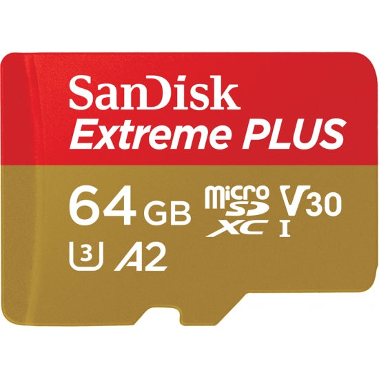 Extreme Plus microSDXC 64GB+SD Adapter