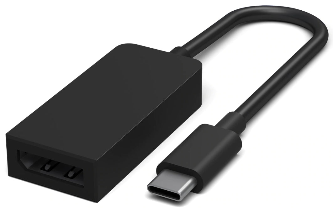 Microsoft Surface USB-C to DisplayPort Adapter - USB/DisplayPort Adapter - USB-C (M) to DisplayPort (F) - 16 cm - commercial