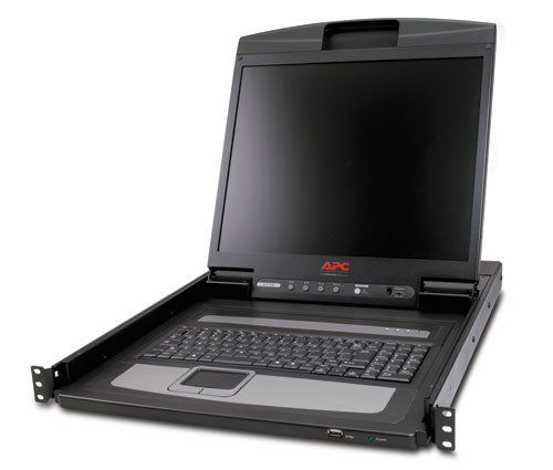 APC LCD Console - Consola KVM - 19" - montável em bastidor - 1280 x 1024 - VGA - preto - 1U - para P/N: AR3106SP, SMX1000C, SMX1500RM2UC, SMX1500RM2UCNC, SMX750C, SMX750CNC, SRT5KRMXLW-TW