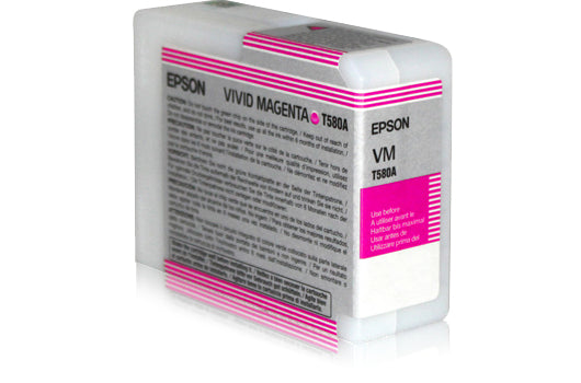 Epson - 80 ml - vivid magenta - original - ink cartridge - for Stylus Pro 3880, Pro 3880 Mirage Edition, Pro 3880 Signature Worthy Edition