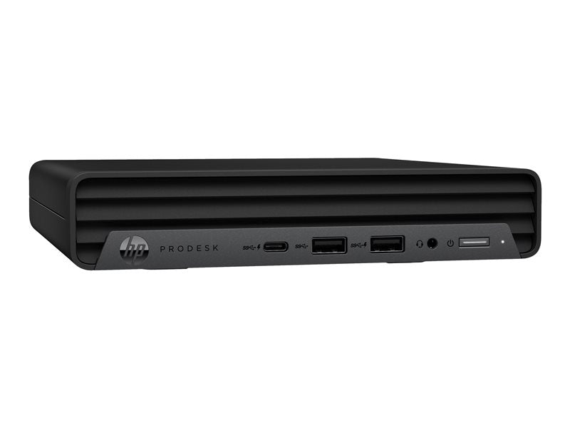 HP ProDesk 400 G6 - Mini Desktop PC - Core i5 10500T / 2.3 GHz - vPro - RAM 8 GB - SSD 256 GB - NVMe - UHD Graphics 630 - GigE - Win 10 Pro 64-bit - monitor: ninguno - teclado: Portugués