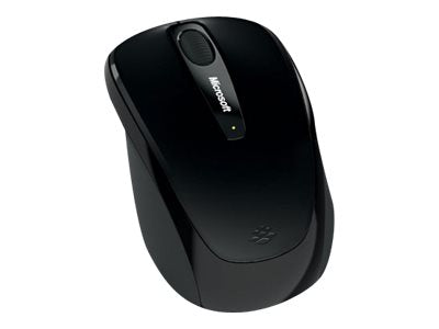 Microsoft Wireless Mobile Mouse 3500 - Rato - destros e canhotos - óptico - 3 botões - sem fios - 2.4 GHz - receptor sem fio USB - preto (GMF-00042)