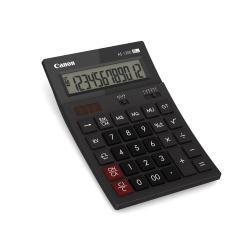 Canon AS-1200 - Desktop Calculator - 12 Digits - Solar Panel, Battery - Dark Gray