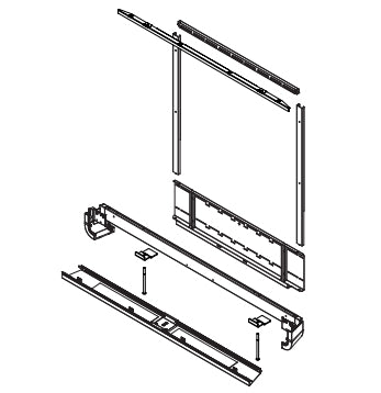 Cisco - Video Conferencing Mounting Kit - Wall Mount - for Webex Room 70 Single (GPL), Room 70 Single (MSRP for cloud registration) (CS-ROOM70S-WMK=)