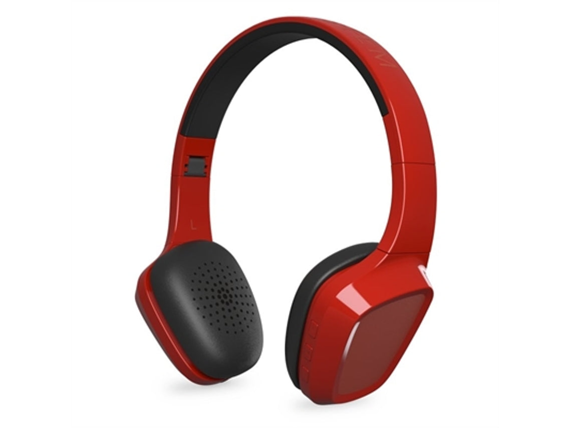 Energy Headphones 1 - Auriculares supraaurales con micrófono - intrauditivos - bluetooth - inalámbricos - rojos