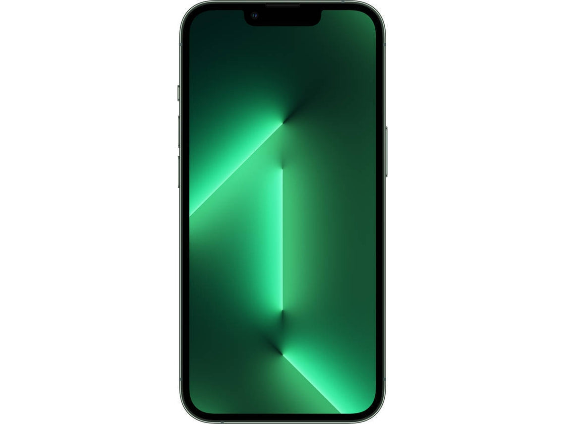 Apple iPhone 13 Pro - 5G smartphone - SIM duplo / Internal Memory 256 GB - visor OLED - 6.1" - 2532 x 1170 pixeis (120 Hz) - 3x câmaras traseiras 12 MP, 12 MP, 12 MP - front camera 12 MP - verde alpino