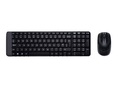 Logitech Wireless Combo MK220 - Keyboard and Mouse Combo - Wireless - 2.4GHz - Greek